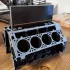 1Mini V8-Motorblock Tisch-Organizer, Halter