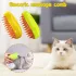 3-in-1 USB-Dampfbürste für Katzen und Hunde, Silikon-Pflege-Massagebürste