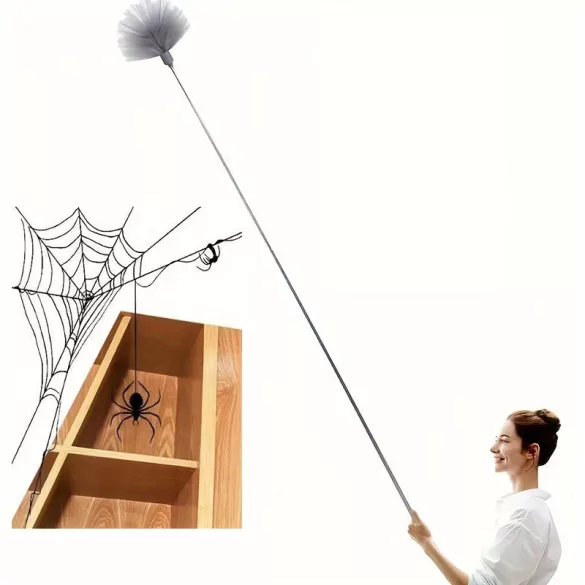 Ausziehbarer Spinnennetzentferner