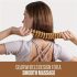 Gebogenes Holztherapie-Massagegerät mit Rollen