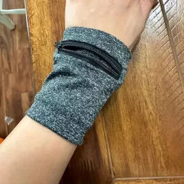   Stilvolles Unisex-Handgelenkband mit Aufbewahrungsfach, Perfekt für Fitnessstudio, Laufen, Radfahren