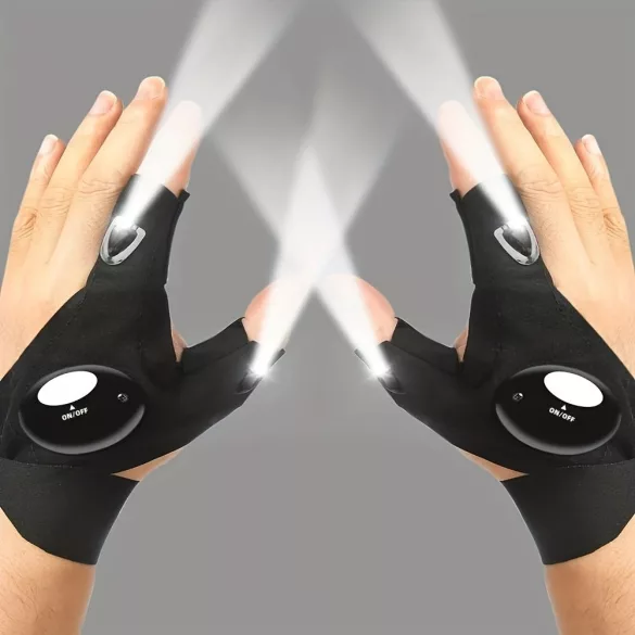 1 Paar LED-Taschenlampen-Handschuhe