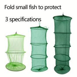 1 Stk Langlebiges, Faltbares Fischernetz mit 5 Schichten