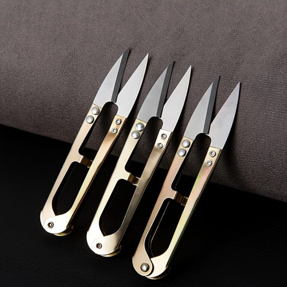 3er Set Präzisions-U-förmige Schere für Kreuzstich, Nähen und Handarbeiten