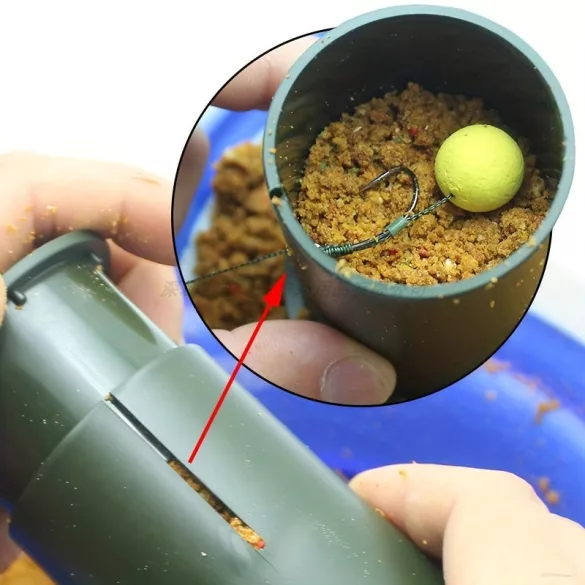 Einfach zu verwendender Karpfenköder in Kugelform
