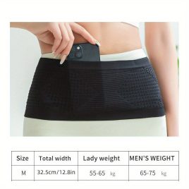 Nahtlose gestrickte Sport-Bauchtasche