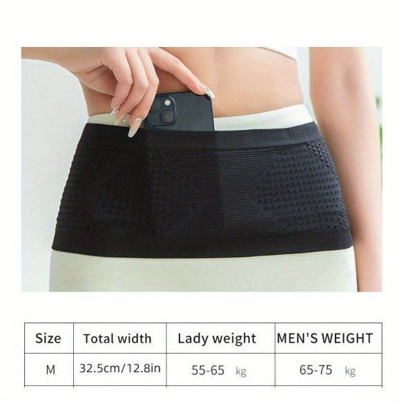 Nahtlose gestrickte Sport-Bauchtasche