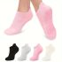 4 Paar Damen-Pilates-Socken, rutschfeste Noppen