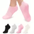 4 Paar Damen-Pilates-Socken, rutschfeste Noppen