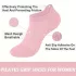 4 Paar Damen-Pilates-Socken, rutschfeste Noppen