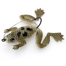 3D weicher Silikon-Froschköder mit Haken