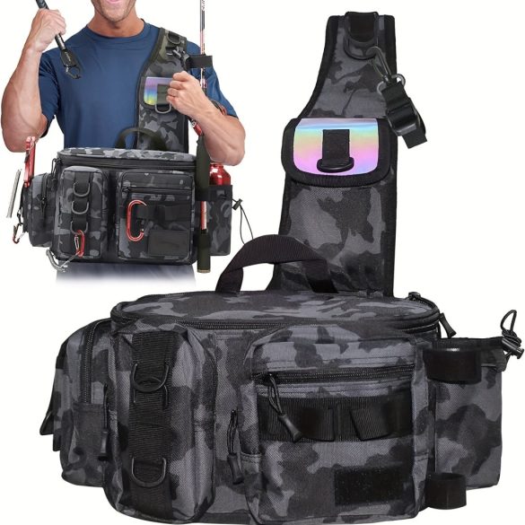 Angeltasche mit Rutenhalter