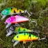 4 Stück Sougayilang Crankbait Angelköder