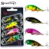 4 Stück Sougayilang Crankbait Angelköder
