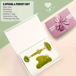 Jade-Roller & Gua Sha, Archenger, Gesichtsschönheitsroller