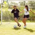 Klappbares Fußballtor-Netz