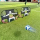 Tragbares und einfach aufstellbares Fußball-Trainingsnetz