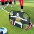 Tragbares und einfach aufstellbares Fußball-Trainingsnetz