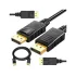 DisplayPort Kabel 1,8 m – DP 1.2 Video- und Audioübertragung, Full HD / 4K kompatibel