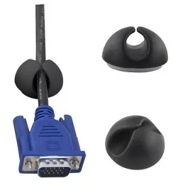   Selbstklebende Kabelhalter Clips – Kabelorganisator mit Haftbasis