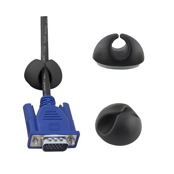 Selbstklebende Kabelhalter Clips – Kabelorganisator mit Haftbasis