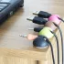 Selbstklebende Kabelhalter Clips – Kabelorganisator mit Haftbasis