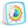 Yunbaoit Regenbogen-Visueller Timer mit Nachtlicht, 60-Minuten-Countdown, 2 AAA-Batterien