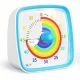 Yunbaoit Regenbogen-Visueller Timer mit Nachtlicht, 60-Minuten-Countdown, 2 AAA-Batterien