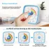 Yunbaoit Regenbogen-Visueller Timer mit Nachtlicht, 60-Minuten-Countdown, 2 AAA-Batterien