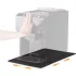 Silikonunterlage für Kaffeemaschinen, kompatibel mit De Longhi Magnifica 1 und Philips LatteGo, Schwarz