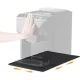 Silikonunterlage für Kaffeemaschinen, kompatibel mit De Longhi Magnifica 1 und Philips LatteGo, Schwarz