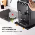Silikonunterlage für Kaffeemaschinen, kompatibel mit De Longhi Magnifica 1 und Philips LatteGo, Schwarz