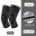 2 Stück ultradünne, atmungsaktive Kompressions-Kniebandage, grau, Größe M, 60–80 kg
