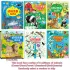 Tierstickerbuch für Kinder - lehrreiche, ruhige Beschäftigung, 1 von 6 Tierthemen wählbar, chinesische Version