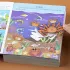 Tierstickerbuch für Kinder - lehrreiche, ruhige Beschäftigung, 1 von 6 Tierthemen wählbar, chinesische Version