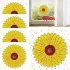 6 klebrige Fliegenfallen für Fenster, Blumenmuster, für Innen- und Außenbereich, 6 Kirschblüten