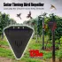 Solarbetriebene Vogelscheuche mit 13 integrierten Tönen, Tiervertreiber für Garten, Hof und Bauernhof