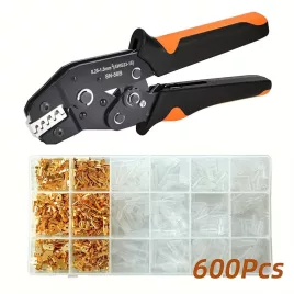   Ratchet SN-58-B Crimp-Set, für 0,25–1,5 mm² Anschlüsse, 300 Hülsen + 300 Rollen, männlich-weiblich Klemme