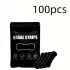 30 Stk. schwarze selbstklebende Nasenklammer, extra haltbar, bessere Schlafqualität und Atmung, hypoallergen