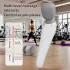 Handliches tragbares Massagegerät - USB-C aufladbar, ultra-leise, Tiefengewebemassage für Nacken, Rücken, Beine Weiß