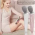 Handliches tragbares Massagegerät - USB-C aufladbar, ultra-leise, Tiefengewebemassage für Nacken, Rücken, Beine Weiß