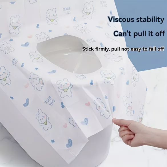 20 Stück Einweg-WC-Sitzschutz, Hasenmotiv