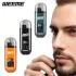 WEEME Herren USB-betriebener Ohr- und Nasenhaarschneider mit LCD-Display, wiederaufladbar, Schwarz