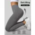 Damen High-Waist Skinny Hose, 4-Wege-Stretch, bauchformend und pohebend, grün L