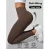 Damen High-Waist Skinny Hose, 4-Wege-Stretch, bauchformend und pohebend, grün L