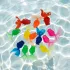 18-teiliges Spielzeug-Goldfisch-Set aus Kunststoff in zufälligen Farben