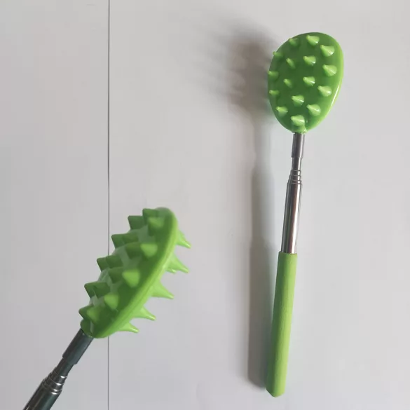 61 cm Teleskop-Kaktus Rückenkratzer mit ergonomischem Griff Grün
