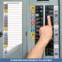 Schalteretiketten-Set, beschreibbar für Elektropanel, Verteilerkasten und Abdeckung - D11