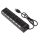 7-Port USB-Hub mit Schalter - Schwarz