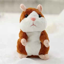   Sprechender Hamster, interaktives Spielzeug, Plüsch-Hamster-Spielzeug